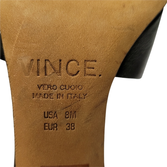 Vince. Women's Claire d'Orsay Leather Black - Picture 8 of 11